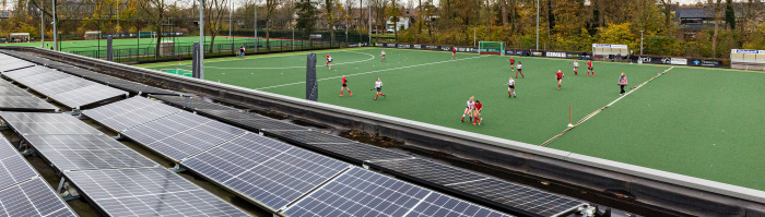 zonnepanelen op sportkantine