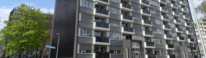 Het energieleverende flatgebouw aan de Henriëttedreef
