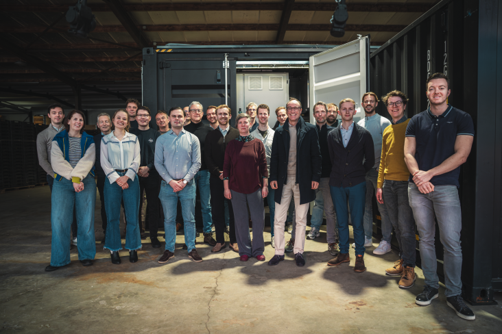 Groepsfoto van deelnemers aan het onderzoeksproject SYMPHONIE